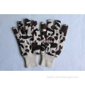garden knitting cloth glove produced from China factory